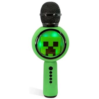 OTL Minecraft Creeperi Karaoke Mikrotfón/reproduktor LED