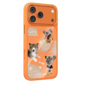 Obal Mutural Puppy MagSafe Apple iPhone 17 Pro oranžový