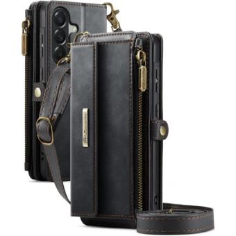 Obal CaseME RFID Book Zipper Samsung Galaxy A57 5G A576 čierny