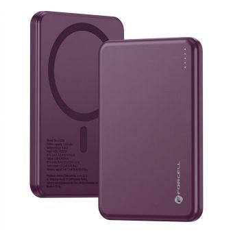 Forcell F-Energy Slim F5K9 MagSafe QC4.0 PD3.0 15W 5000 mAh fialová
