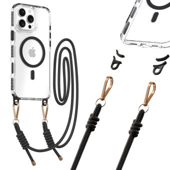 Obal Tel Protect Strap Apple iPhone 15 Pro čierny