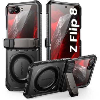 Obal Supcase UB Grip MagSafe Samsung Galaxy Z Flip8 5G F776 čierny