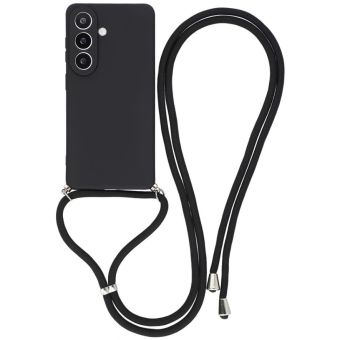 Obal Crossbody Silicone TPU Samsung Galaxy A57 5G A576 čierny