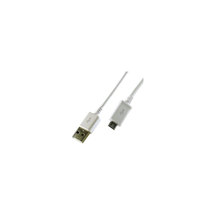 Kábel Samsung ECB-DU4AWE, USB-A na microUSB, 1m, biely (Bulk)