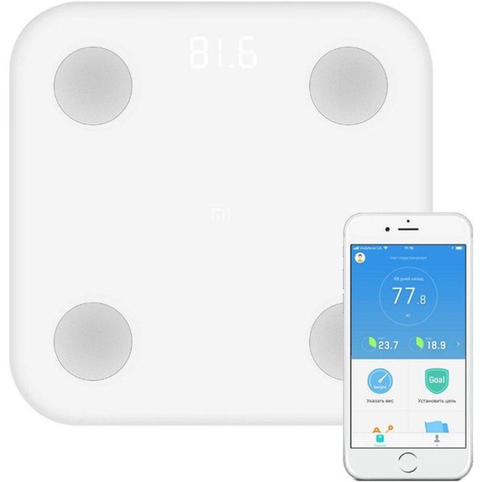 Inteligentná váha Xiaomi Mi Body Composition Scale 2 biela
