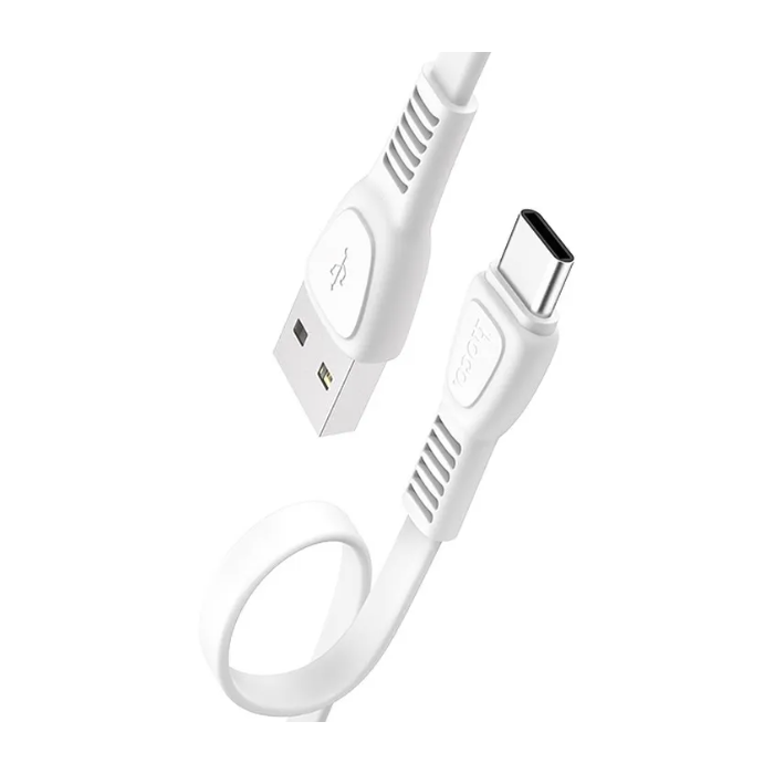Kábel HOCO Noah X40, USB na USB-C 2.4A, 1m, biely