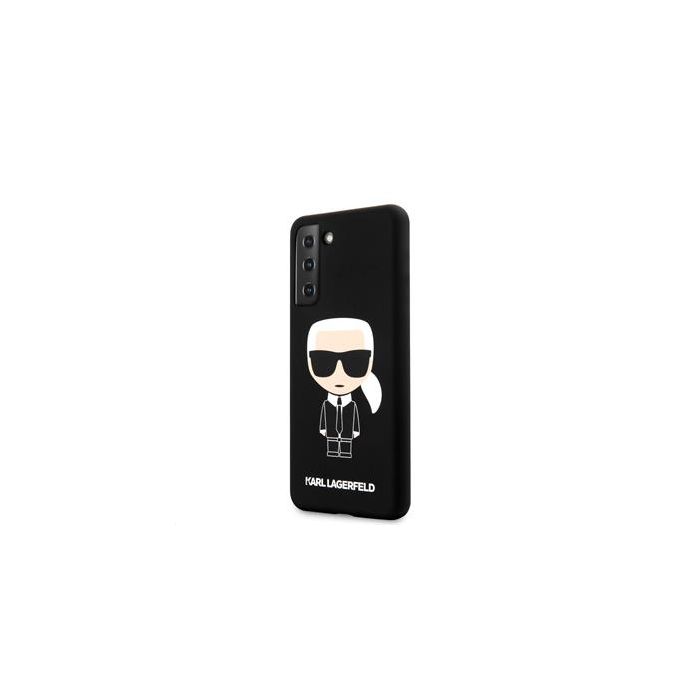 Puzdro na Samsung Galaxy S21 Plus KLHCS21MSLFKBK Karl Lagerfeld Iconic Full Body čierne