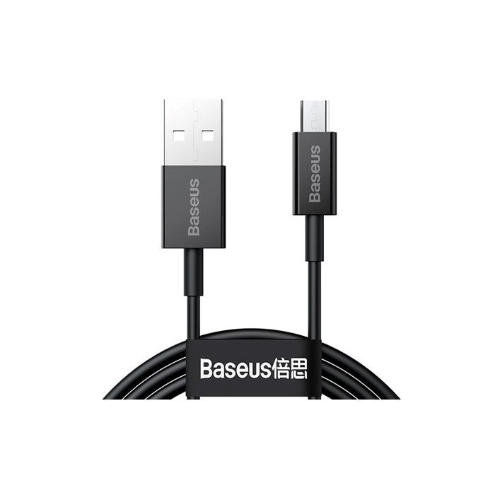 Kábel Baseus Superior CAMYS-01, microUSB 2A, Fast Charging, 1m, čierny