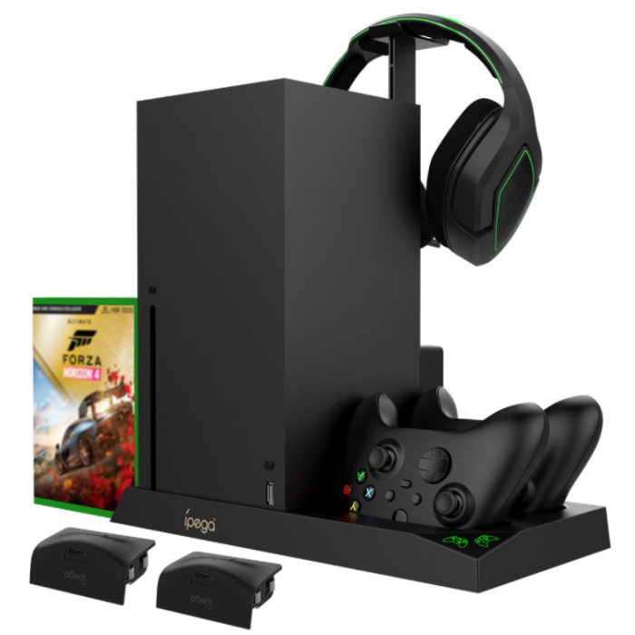 Multifunkčný nabíjací stojan pre Xbox iPega XBX013 čierny