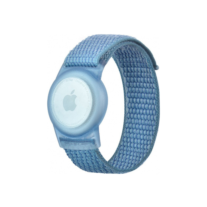 Detský náramok na Apple AirTag Tech-protect Nylon modrá