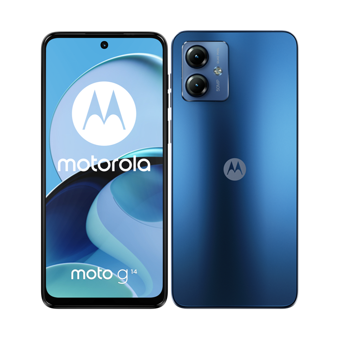 Motorola Moto G14, 4/128 GB, Dual SIM, Sky Blue - SK distribúcia