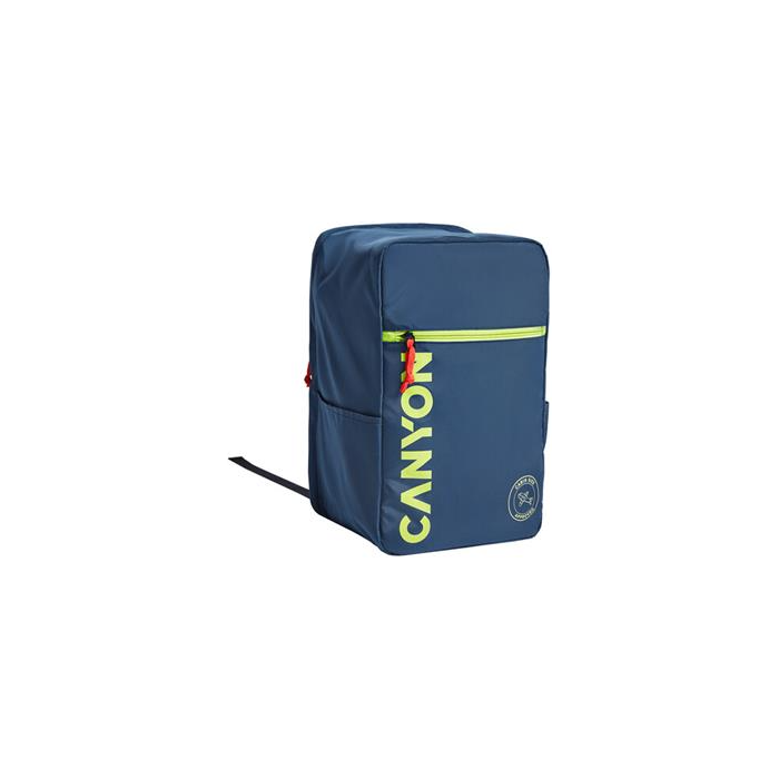 Canyon CSZ-02, batoh na notebook - palubovka, do veľkosti 15,6, mechanizmus proti zlodejom, 20l, modrý