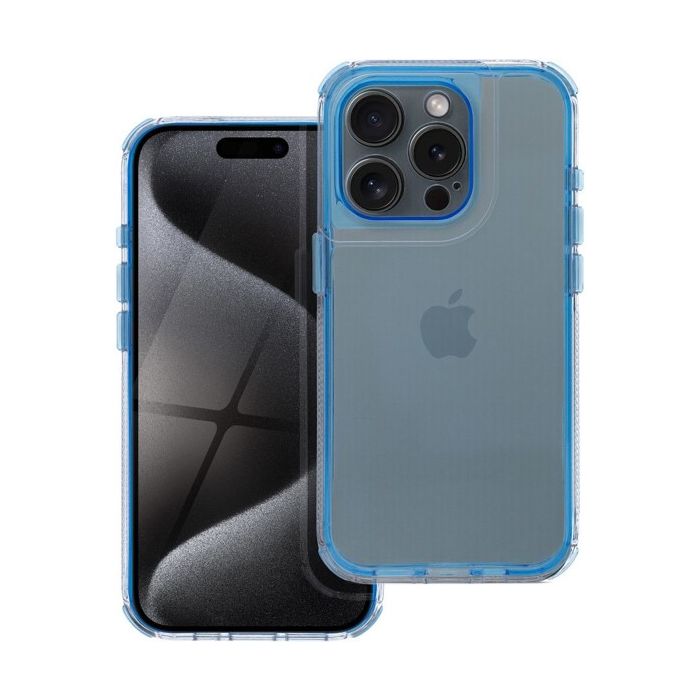 MATRIX CLEAR Case Apple iPhone 16 blue