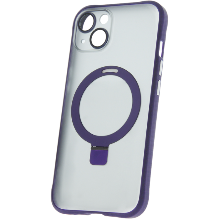 Mag Ring case Apple iPhone 15 Plus purple