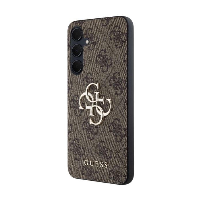 Guess PU 4G Metal Logo Samsung Galaxy A35 5G A356 GUHCSA354GMGBR Brown