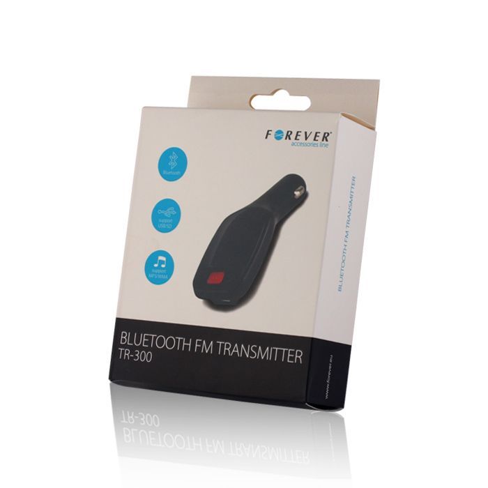 FM Transmitor bluetooth Forever TR-300 čierny