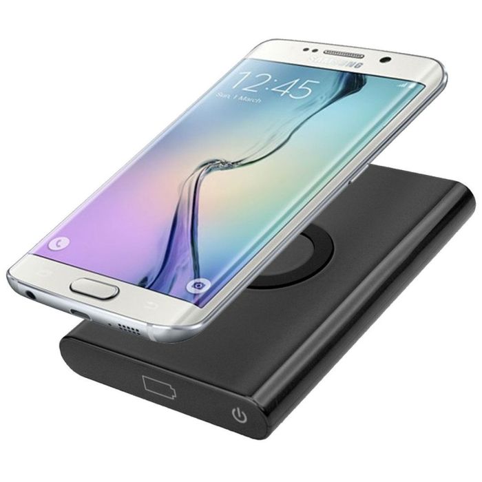 Bezdrôtová externá nabíjačka powerbank 7000mah čierna 