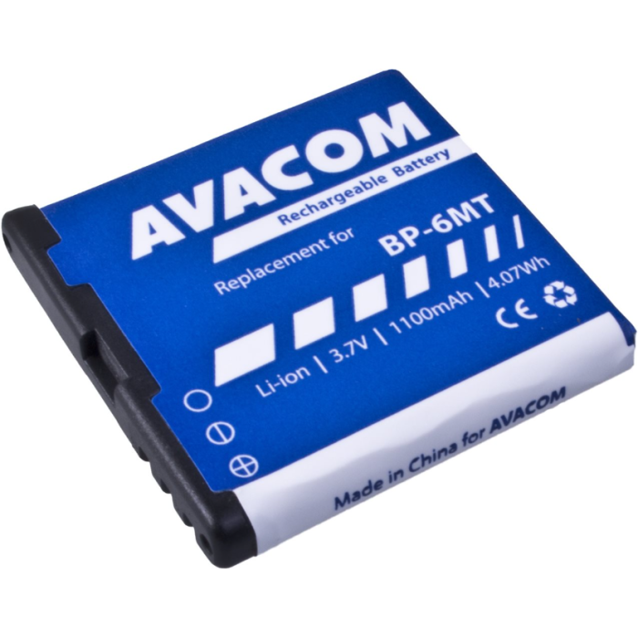 Batéria AVACOM GSNO-BP6MT-S1100A na Nokia E51, N81, N81 8GB, N82, Li-Ion 3,6V 1100mAh