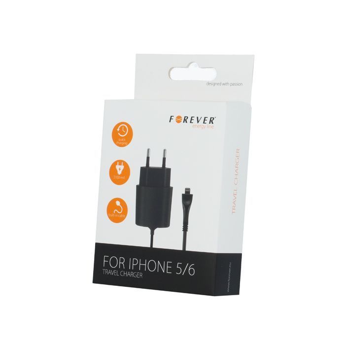  Nabíjačka T.C. pre Apple iPhone 5/6 FOREVER 2,1A