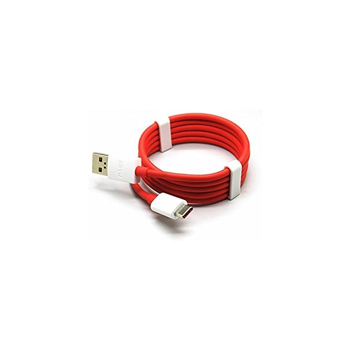 One Plus 3 3T Original Type C Datový kabel White/Red (Bulk)