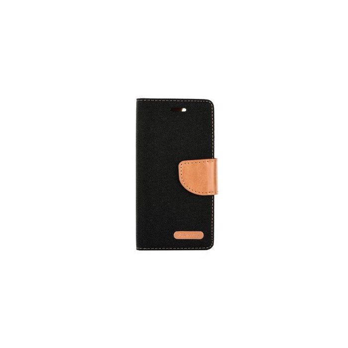 Diarové puzdro Canvas pre Apple iPhone X/XS čierne