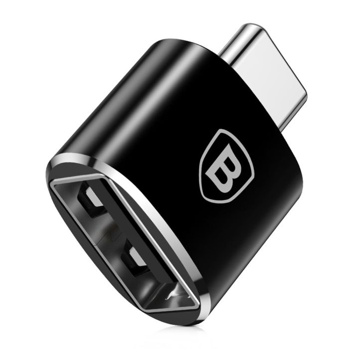 Adaptér z USB na USB typ-C OTG Baseus čierny