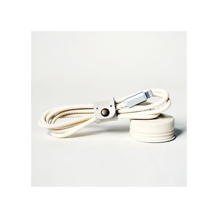 USB lightning kábel Maoxin Paris Kiss 1m biely