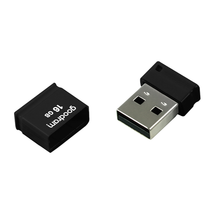 GOODRAM Piccolo UPI2, 16 GB, USB 2.0, čierny