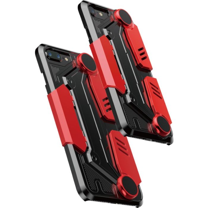 Obal Baseus Gamer Gamepad case Apple iPhone 7/8/SE 2020/SE 2022 black-red