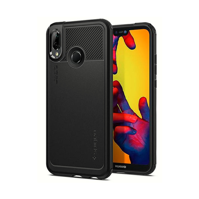 Odolné puzdro na Huawei P20 Lite Spigen Marked Armor čierne 
