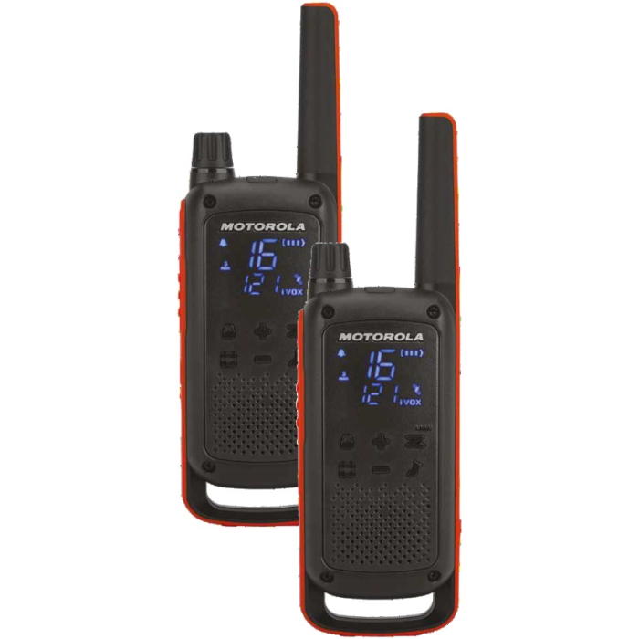 Vysielačka Motorola Talkabout T82 twin-pack + charger červená