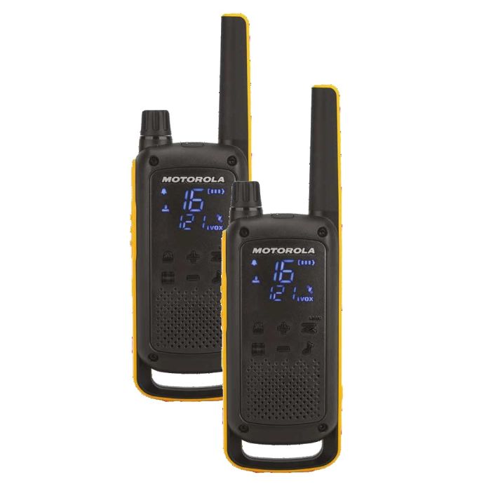 Vysielačka Motorola T82 Extreme twin-pack čierno žltá 