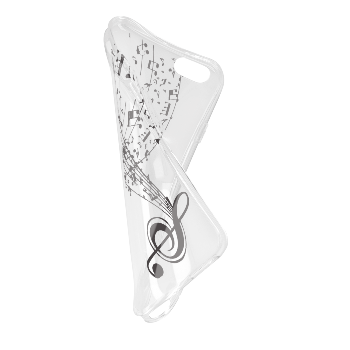 Silikónové puzdro Ultra Trendy Music2 pre Huawei Y5 2018/ Honor 7S transparentné