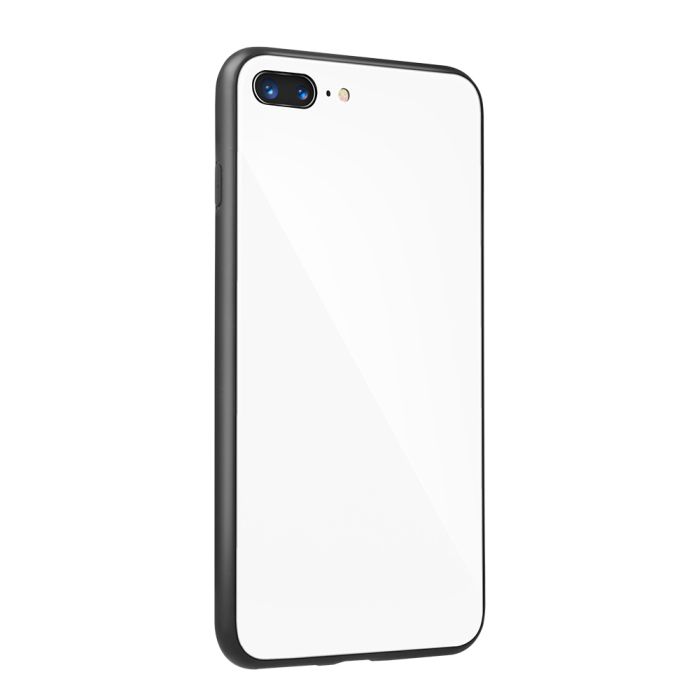 Plastové puzdro Glass case pre Xiaomi Redmi 6A biele