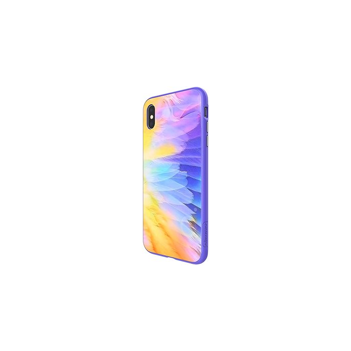 Sklenené puzdro na Apple iPhone XS Max Nillkin Ombre Hard fialové