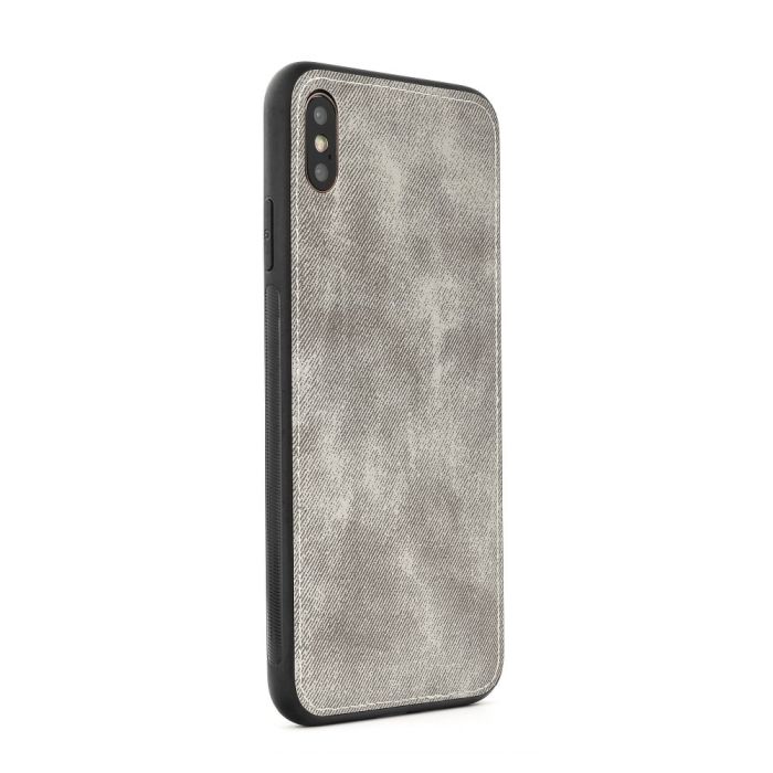 Silikónové puzdro Forcell Denim pre Huawei P20 Lite sivé
