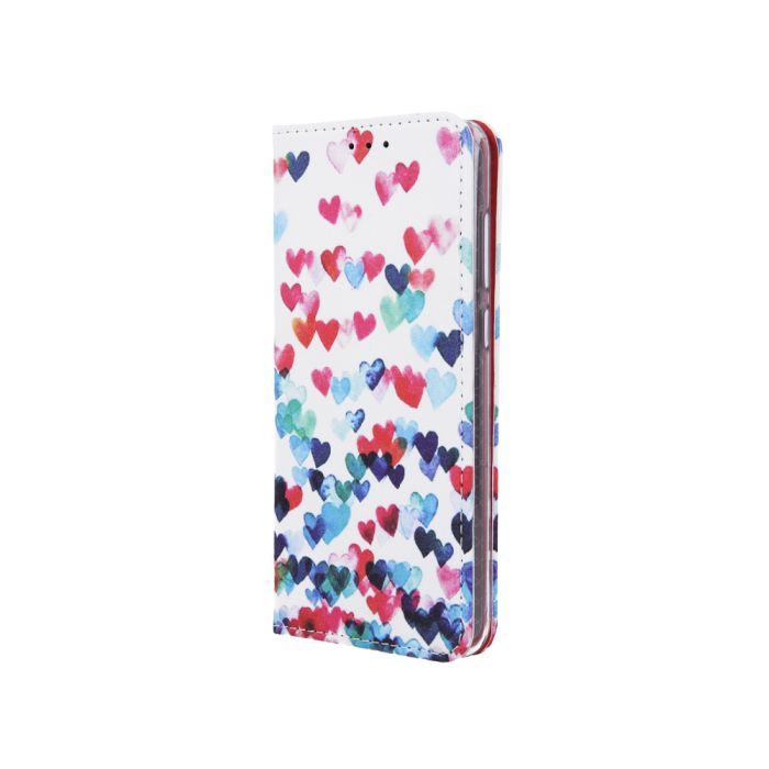 Diárové puzdro Smart Trendy Hearts pre Samsung Galaxy J4 Plus viacfarebné
