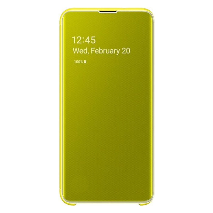 Diárové puzdro Samsung na Samsung Galaxy S10e G970 EF-ZG970CY Clear View žlté