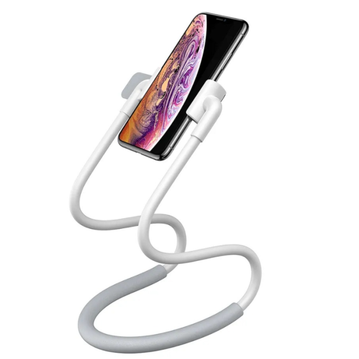 Stojan Baseus na krk Lazy biely