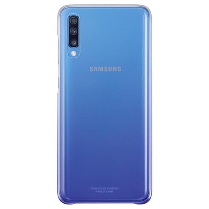 Silikónové puzdro Samsung na Samsung Galaxy A70 LTE A705 EF-AA705CV Gradation Cover fialové