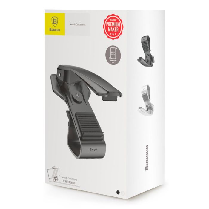 Držiak do auta Baseus Mouth SUDZ-01 na palubnú dosku čierny 