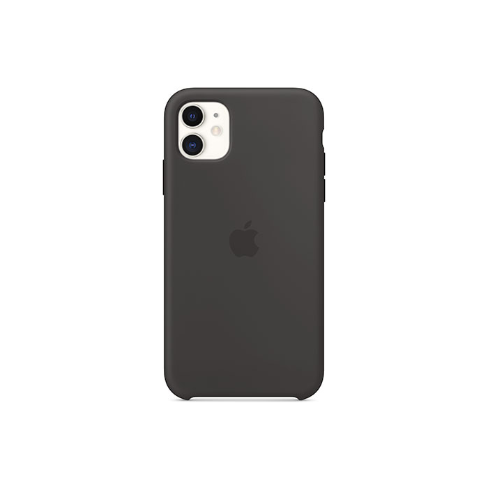 Silikónové puzdro Apple na Apple iPhone 11 MWVU2ZM/A Silicone Case Black
