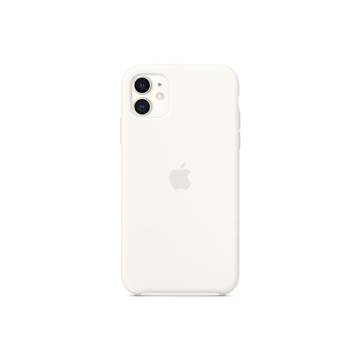 Silikónové puzdro Apple na Apple iPhone 11 MWVX2ZM/A Silicone Case White