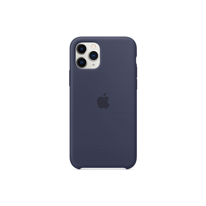 Silikónové puzdro Apple na Apple iPhone 11 Pro MWYJ2ZM/A Silicone Case Midnight Blue