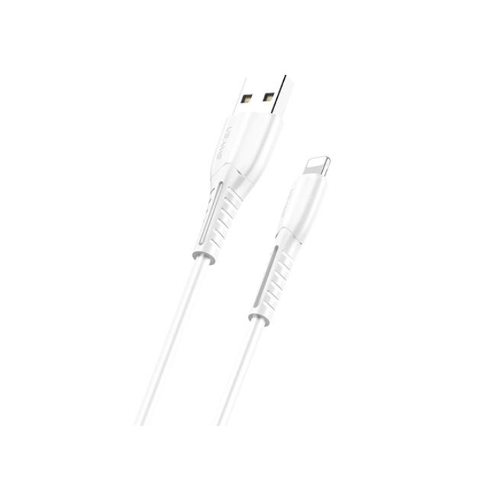 Kábel USAMS Lightning  SJ364 U35 biely (EU Blister)