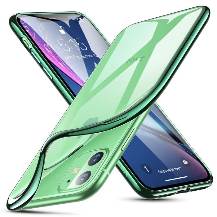 Silikónové puzdro na Apple iPhone 11 ESR Essential Crown zelené