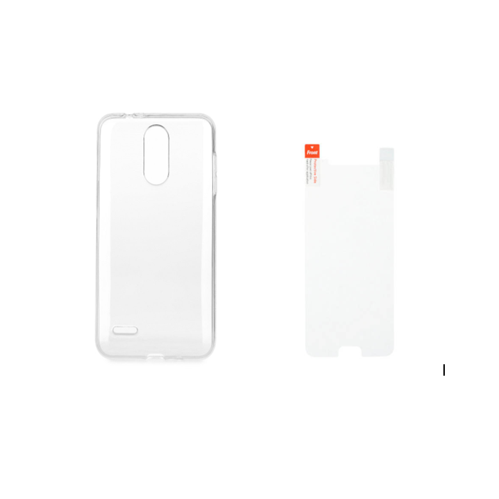 Silikónové puzdro + ochranná fólia na Lenovo K9 transparentné