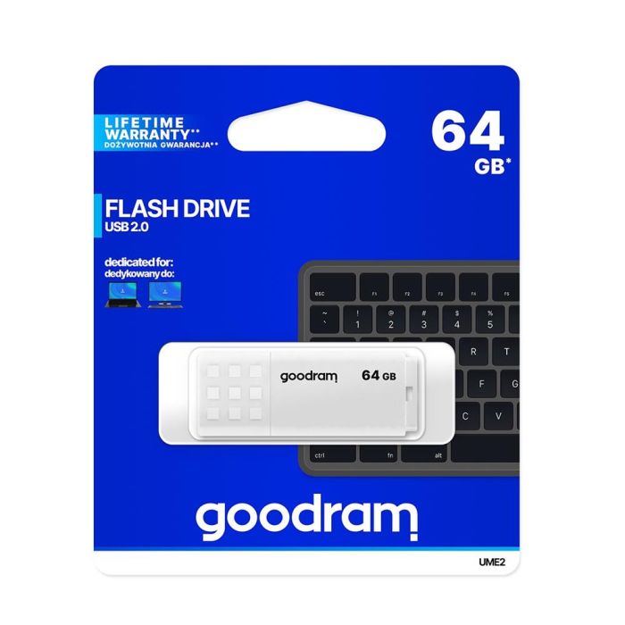 USB kľúč GOODRAM 64 GB UME2 biely 