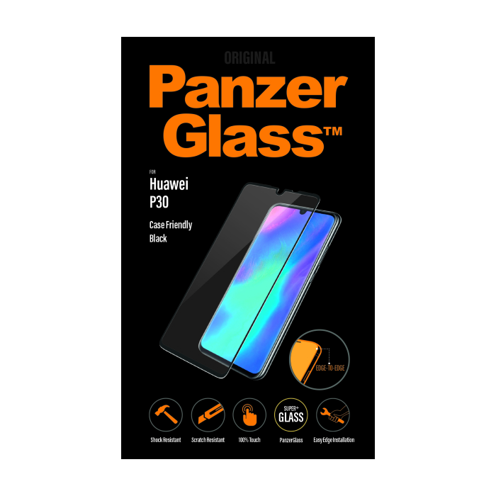 PanzerGlass Friendly pre Huawei P30 čierne