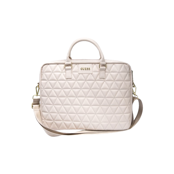 Puzdro Guess na notebook 15" GUCB15QLPK Quilted Computer Bag ružové